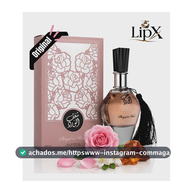 Perfume Arabe Shagaf Al Ward Feminino Edp 100ml