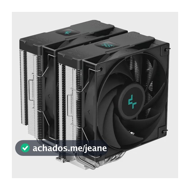 Air Cooler Ag620 Digital Com Monitoramento Deepcool Preto