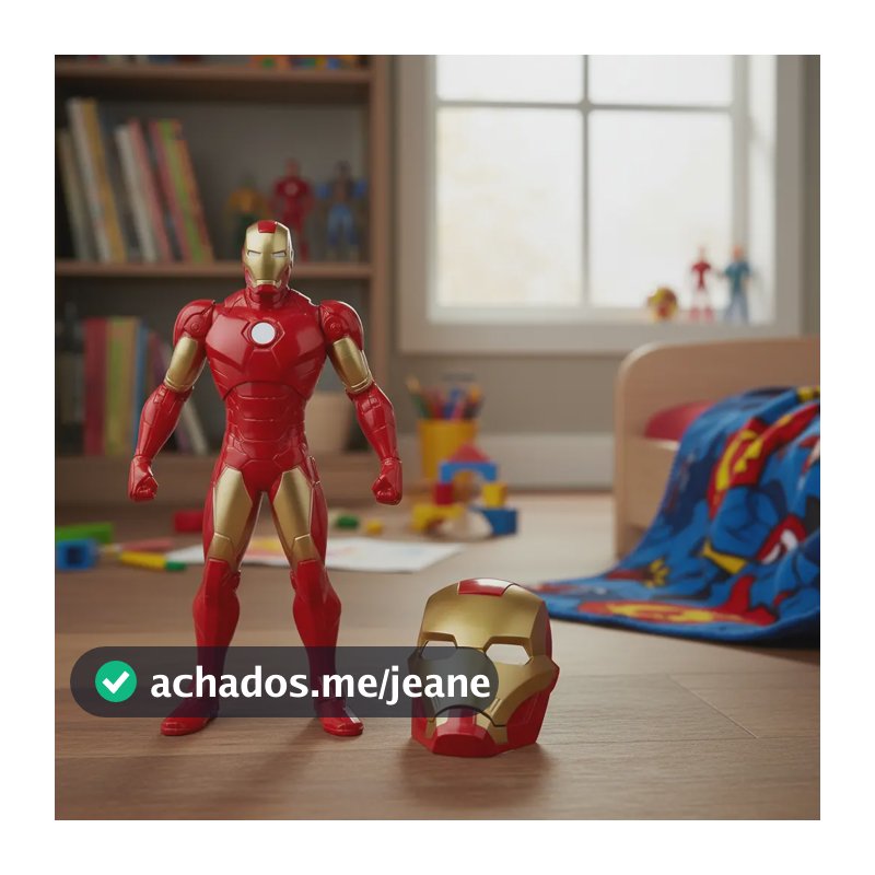 Kit Homem De Ferro, Boneco + Máscara Diversão Garantida