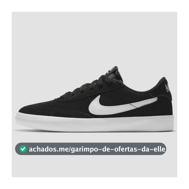 Tênis Nike Sb Heritage Vulc Masculino Preto/branco 41 Br
