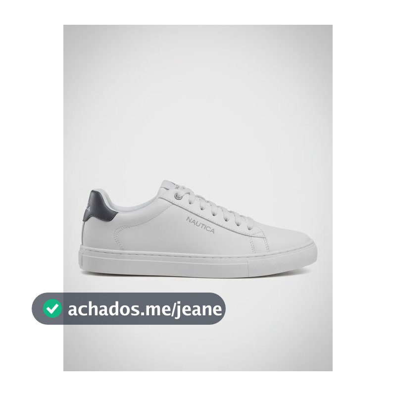 Sneaker - Nautica - Laminado E Sola De Borracha Areia Liso 37 Br