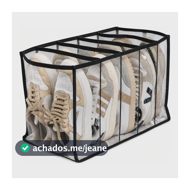 Colmeia Organizadora Sapatos Tenis Botas Bolsas 44x24x32 Preto