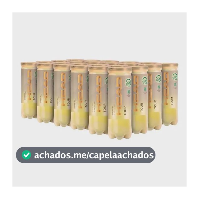 Bola De Tênis Head Tour - Caixa Com 24 Tubos 72bolas