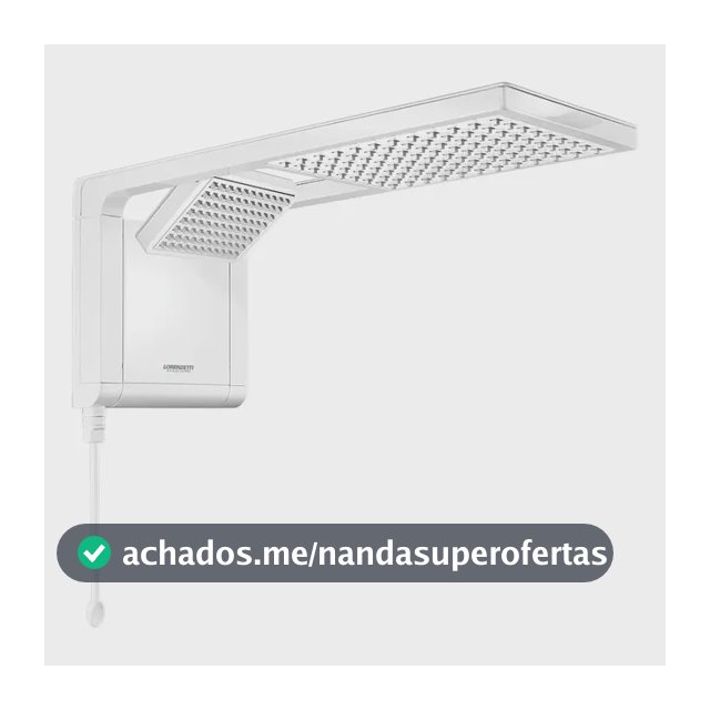 Chuveiro Eletrônico Lorenzetti Acqua Duo Ultra Branco 7800W