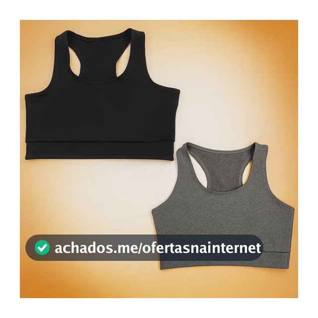 Kit 2 Top Cropped Feminino Suplex Fitness Academia Treino