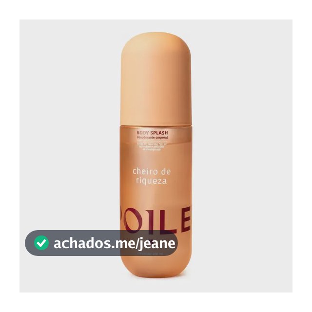 Body Splash Cheiro De Riqueza 200 Ml Meu Spoiler Viih Tube