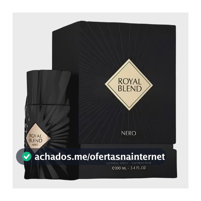 Perfume Arabe Royal Blend Nero Extrait de Parfum 100ML