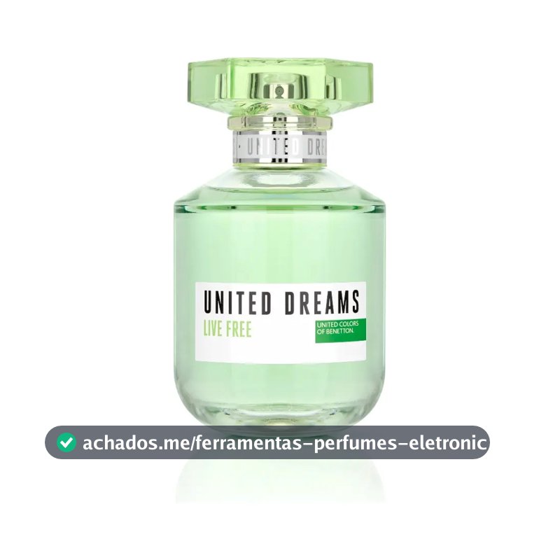 Perfume Benetton United Dreams Live Free Eau de Toilette 80 ml Feminino