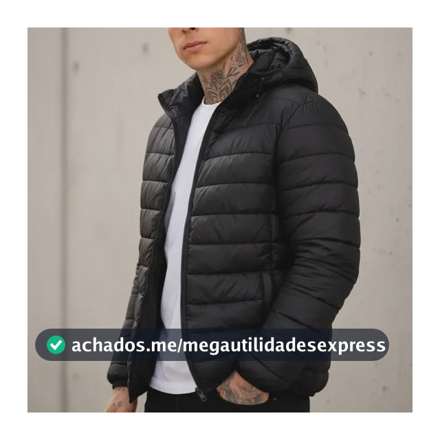 Jaqueta Casaco Puffer De Frio Blusa Impermeável Inverno