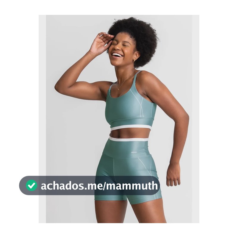 Conjunto Feminino Academia Shorts E Top Alcinha Fitness Verde Liso M