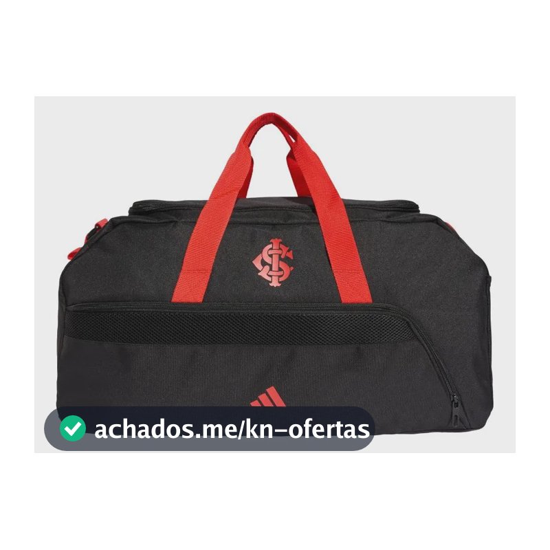 Mala Duffel Internacional adidas Preto