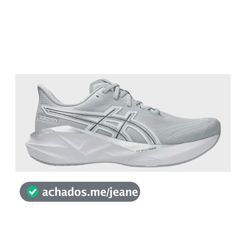 Tênis Asics Novablast 5 Atc Masculino Cinza Lisa 39 Br