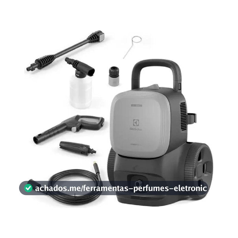 Lavadora de Alta Pressão Electrolux 1850PSI 1500W Potência com Aplicador de Detergente PowerWash EWS1850 Lava Jato Lava Car