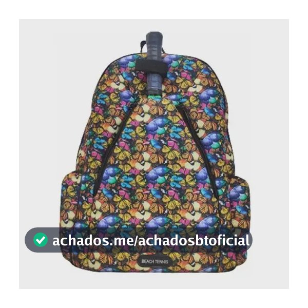 Mochila Raqueteira Beach Tennis Uma Raquete Boadebolsa