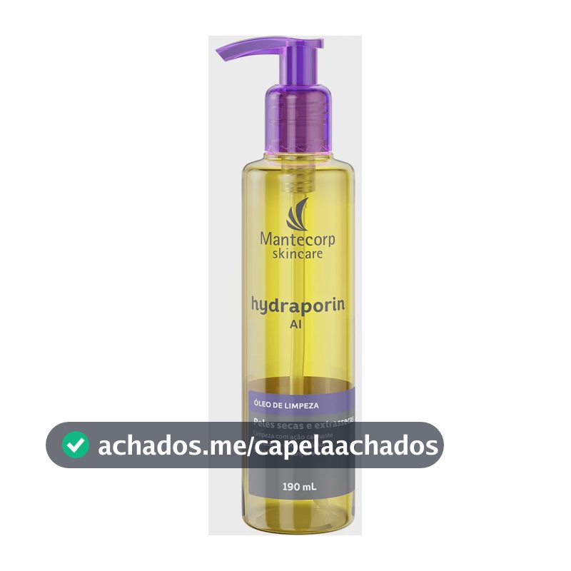 Óleo De Limpeza Mantecorp Skincare Hydraporin 190ml Sem Informação