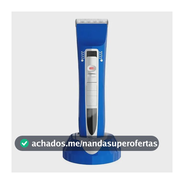 Máquina de Tosa Propetz Pro6 Azul Sem Fio Bivolt 5 Velocidades