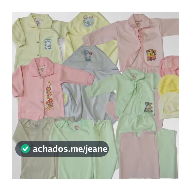 Kit Enxoval Completo Bebe Atacado Kit 20 Pçs Envio Imediato