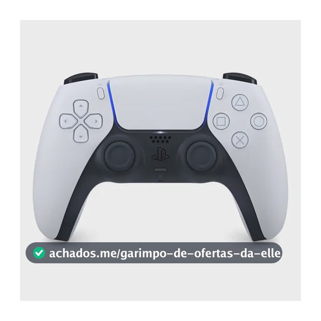 Controle Sony Dualsense Sem Fio White Ps5