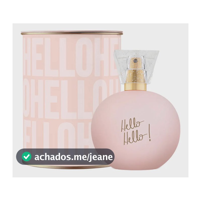 Hello Hello Ciclo Cosméticos Deo Colônia Feminina 100ml
