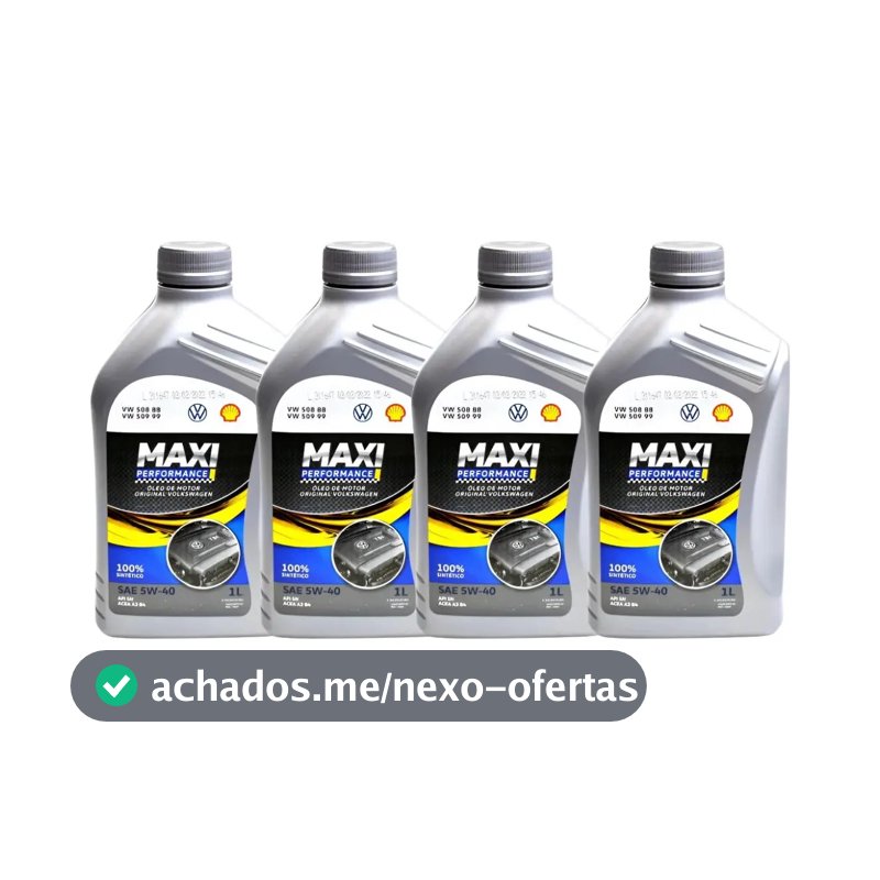 Óleo 5w40 508 509 Maxi Performance 100% Sintético 4 Litros