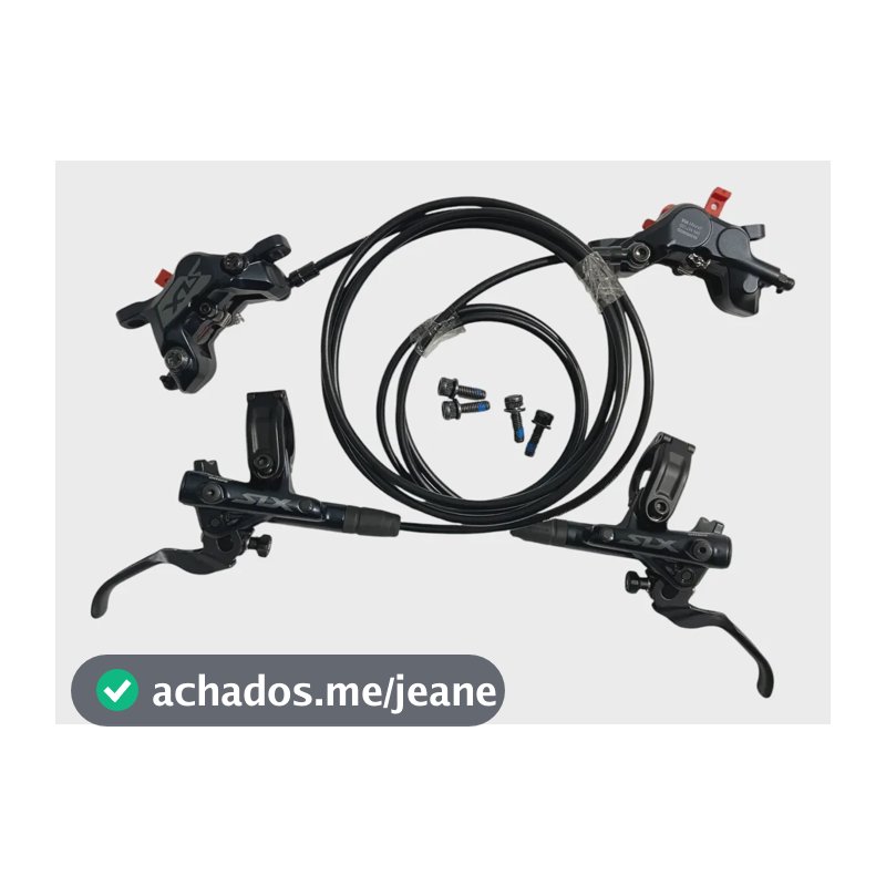 Par Freio Hidráulico Shimano Slx Bl-m7100 Br-m7120 4 Pistão