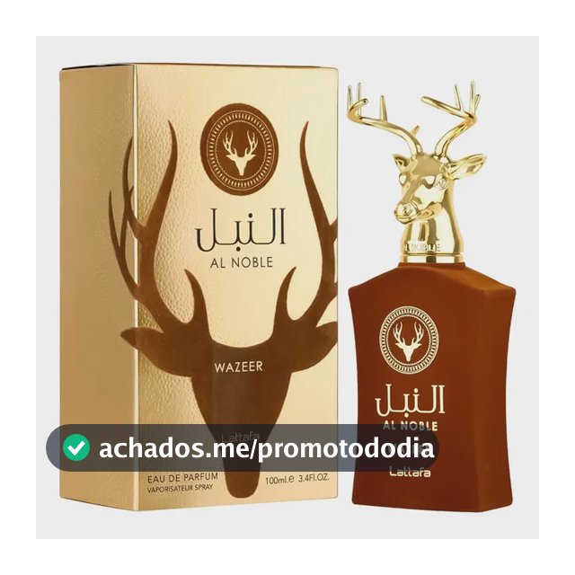 Perfume Árabe - Lattafa Al Noble Wazeer 100ml (perfume Masculino Original)