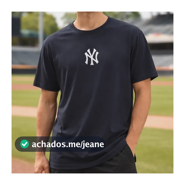 Camiseta New Era New York Yankees Preto Preto G