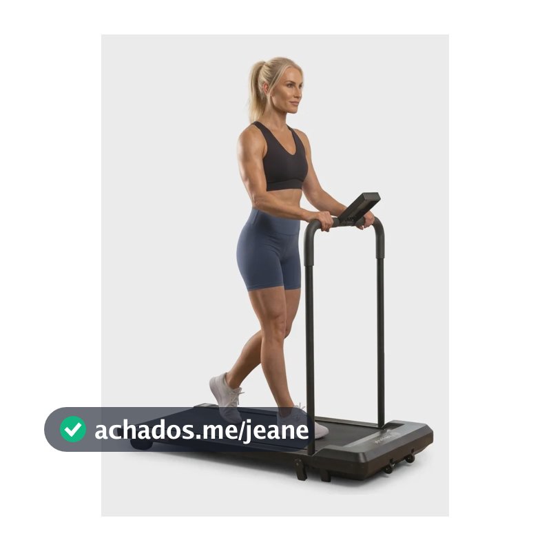 Esteira Ergométrica Elétrica Dobrável Residencial Cardio Preto 220v
