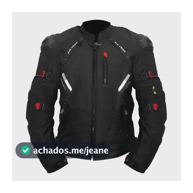 Jaqueta Motociclista Gp Tech Turin Pro C/ Proteções Impermeá