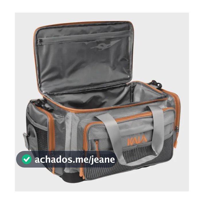 Bolsa De Pesca Bpk540 Kala Cor Cinza Desenho Do Tecido Lisa