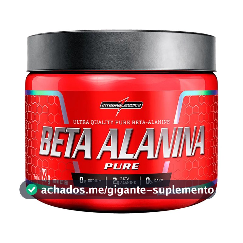 Beta Alanina Pura em Pó 123g Integralmédica