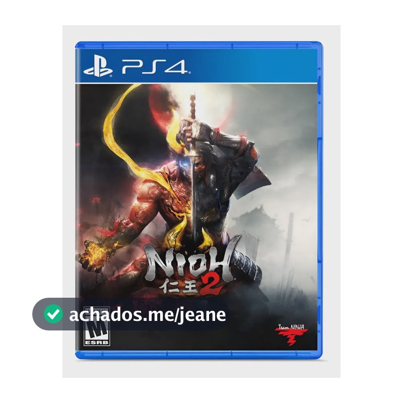 Jogo Nioh 2 Ps4 Mídia Física
