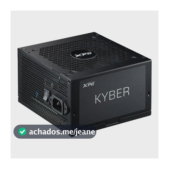 Fonte XPG Kyber 850W 80 Plus Gold com Cabo KYBER850G-BKCBR Preto
