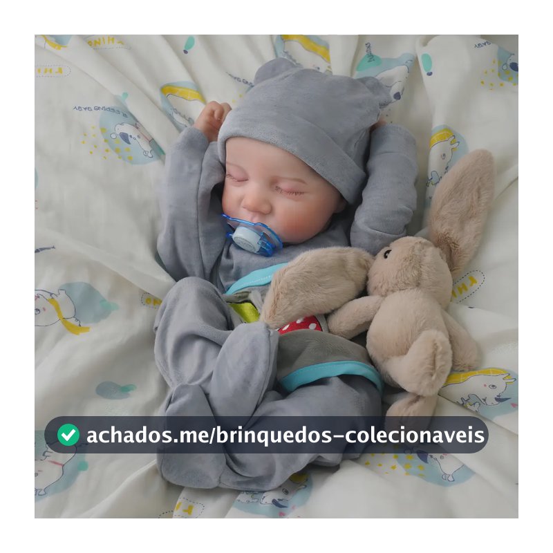 Boneca Bebê Reborn Menino Levi 48cm Corpo De Silicone