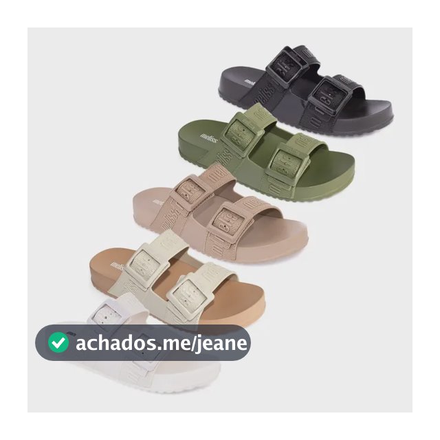 Sandália Melissa Cozy Slide M-lover Original 35849