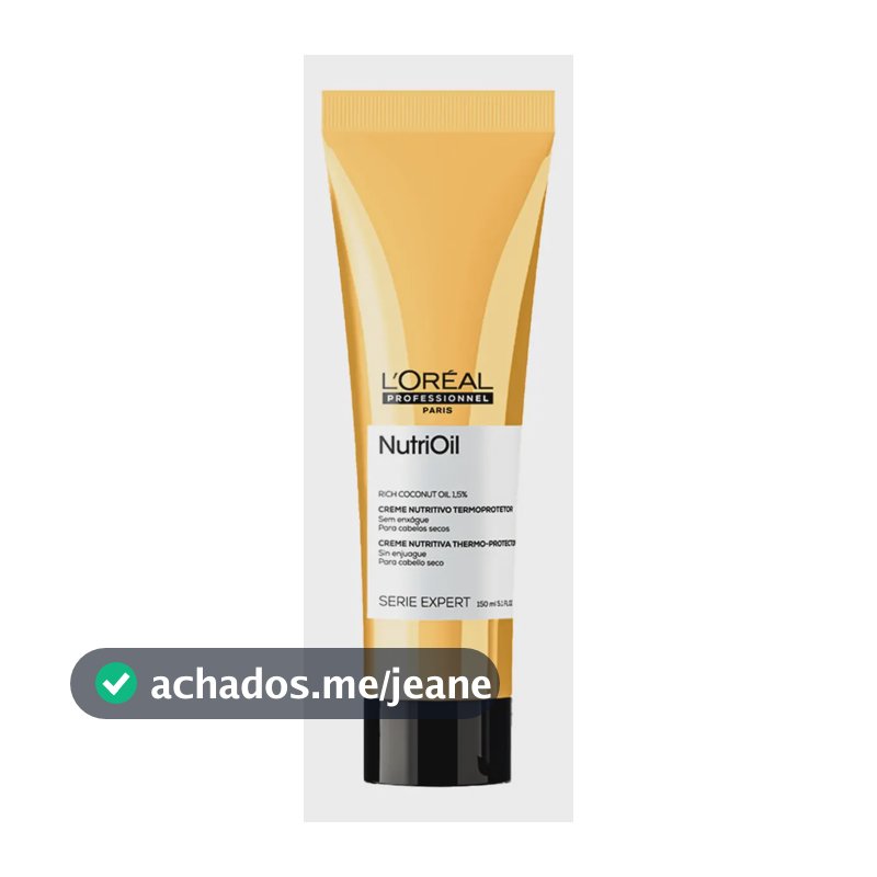 Nutrioil Creme Nutritivo Termoprotetor Leave-In 150ml - Série Expert | L'oréal Professionnel