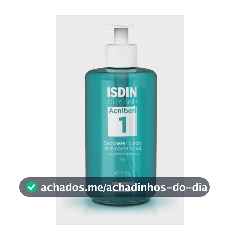 ISDIN Acniben Sabonete Líquido Facial Antioleosidade em Gel - 416g