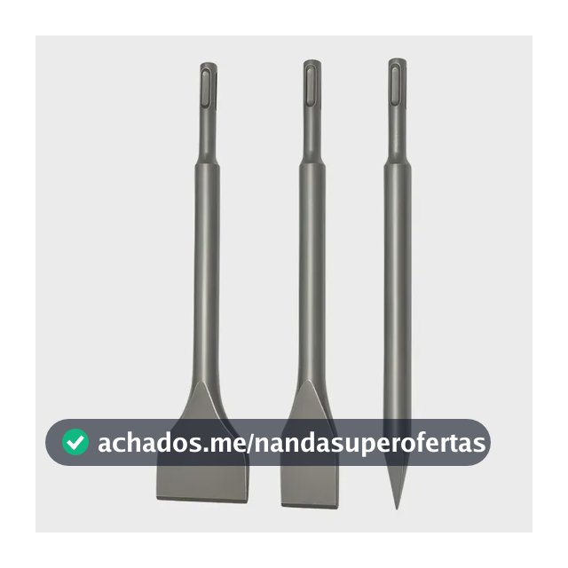 Kit Talhadeira Ponteiro SDS-Plus Aço Temperado Idea para Martelo