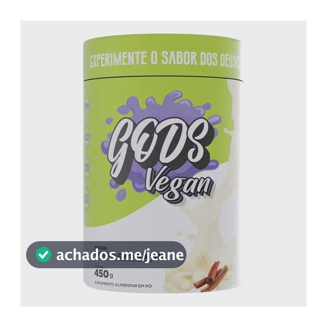 Whey Protein Gods Vegano Sem Gluten Canibal Inc 450g