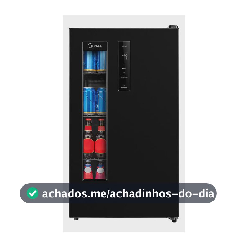 Cervejeira Midea Mdrx150fggdx Frost Free 82L Preto