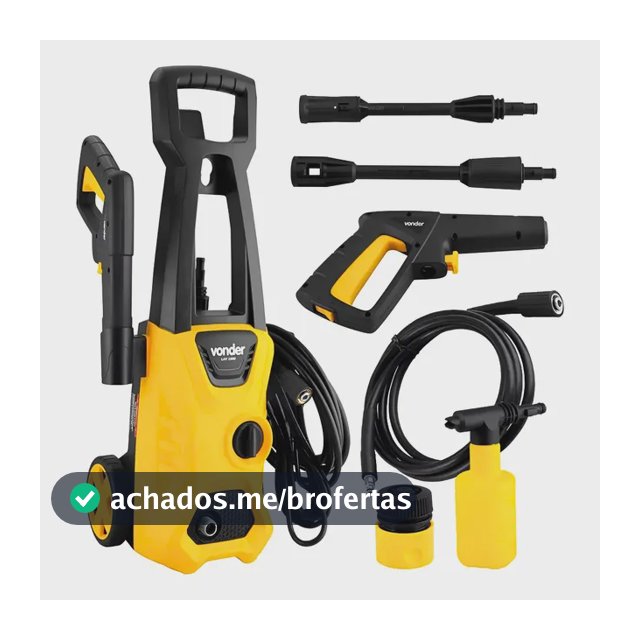 Lavadora De Alta Pressão Lav 1600, 1.600 Lbf/pol² Vonder