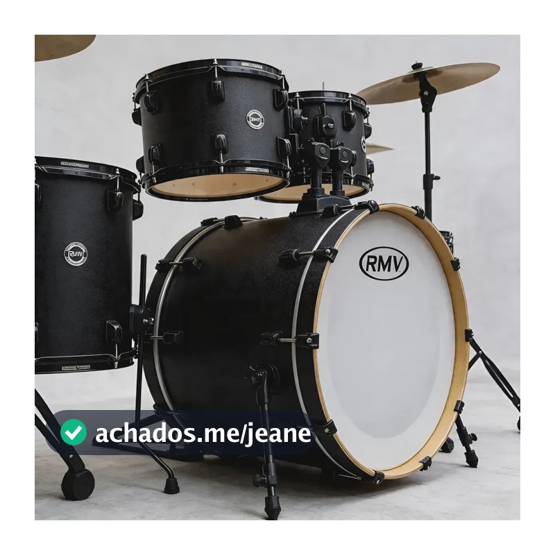 Bateria Rmv Road Up Bumbo 20 - 2 Estantes De Prato  Hardtech Black