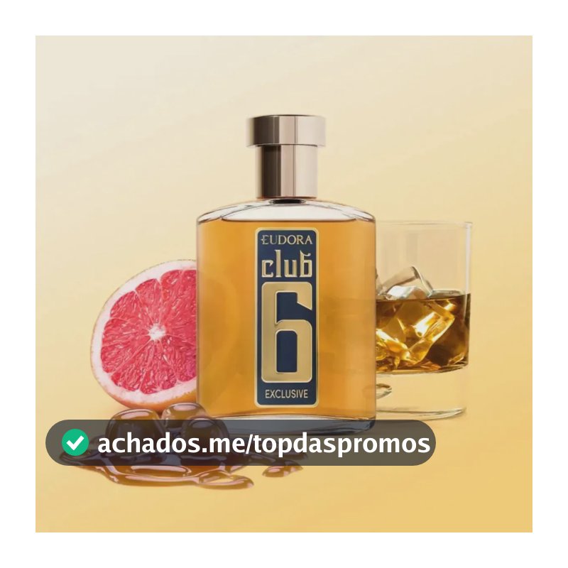 Perfume Masculino Eudora Club 6 Exclusive 95 mL