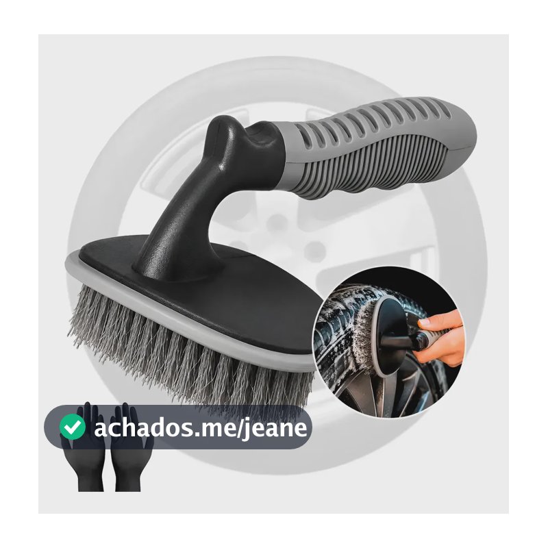 Escova Para Limpeza De Pneus Carro Moto Automotiva