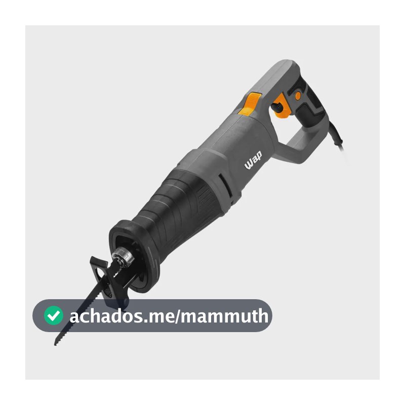 Serra Sabre Wap Wf Sa01 1200w Com Punho Giratório E Ajuste De Velocidade