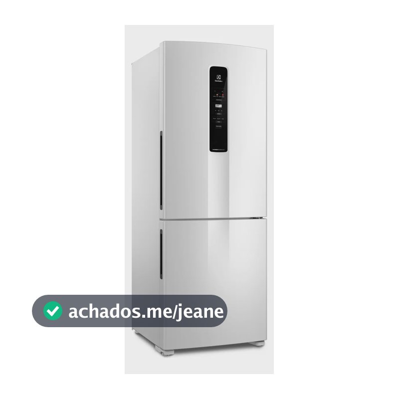 Geladeira Electrolux Frost Free Inverter 490L Experience Inverse Branca (IB51)