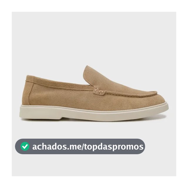 Mocassim Masculino Em Camurça Linha Esporte Fino Old Money