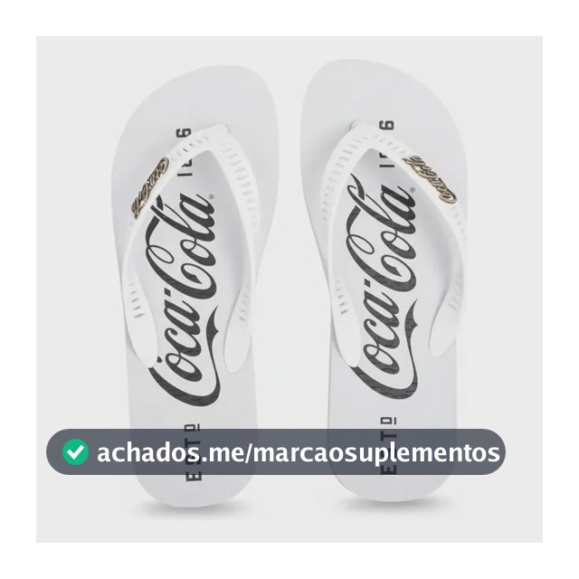 Chinelo Sandalia Coca Cola 1886 Masculino