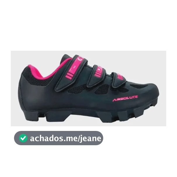 Sapatilha Absolute Mia Mtb - Preto/rosa - 39-br Rosa 39,0 Br