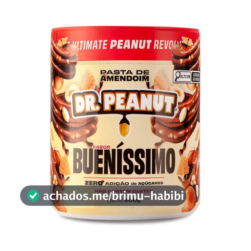Pasta de amendoim Dr. Peanut Gourmet sabor Bueníssimo x 600g
